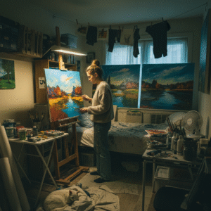 The Space Crunch: Tips for Making Art in Tiny Spaces